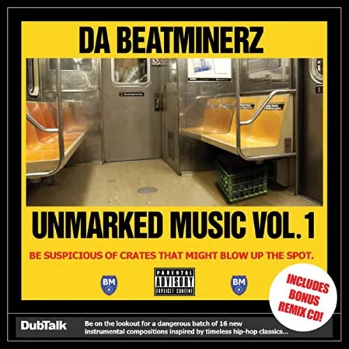 Official album cover art for the release Unmarked Music Vol. 1 by Da Beatminerz