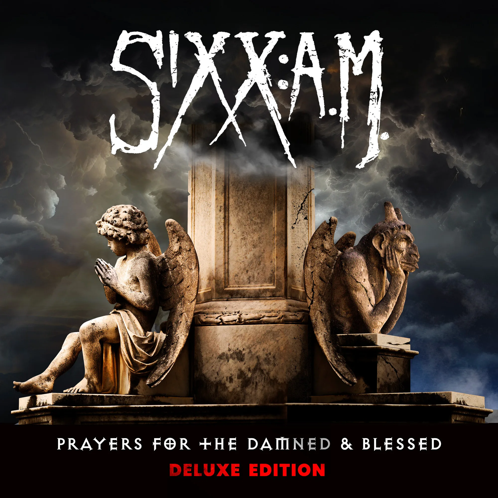 Official album cover art for the release Prayers for the Damned & Blessed (Deluxe) by Sixx:A.M.
