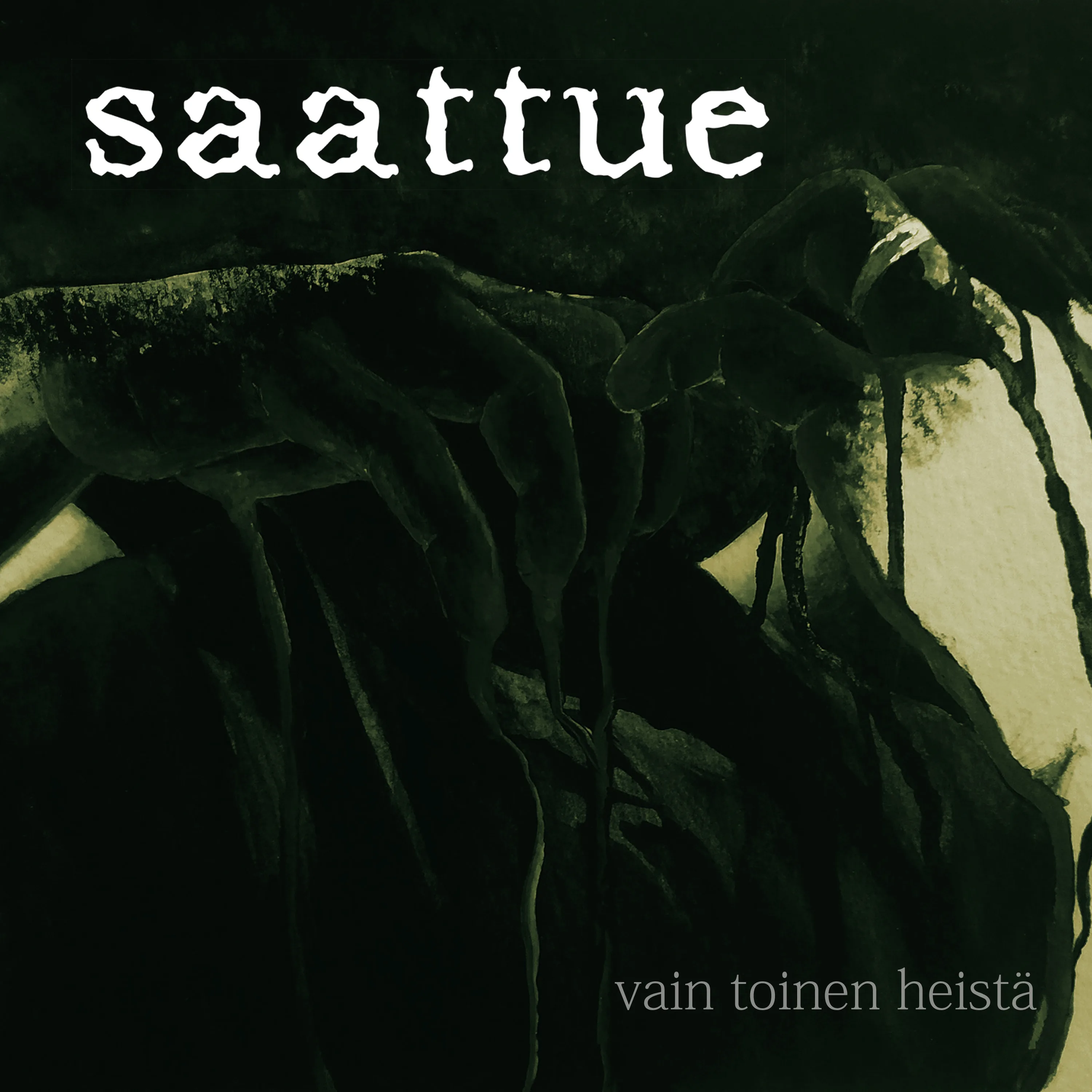Official album cover art for the release Vain toinen heistä by Saattue