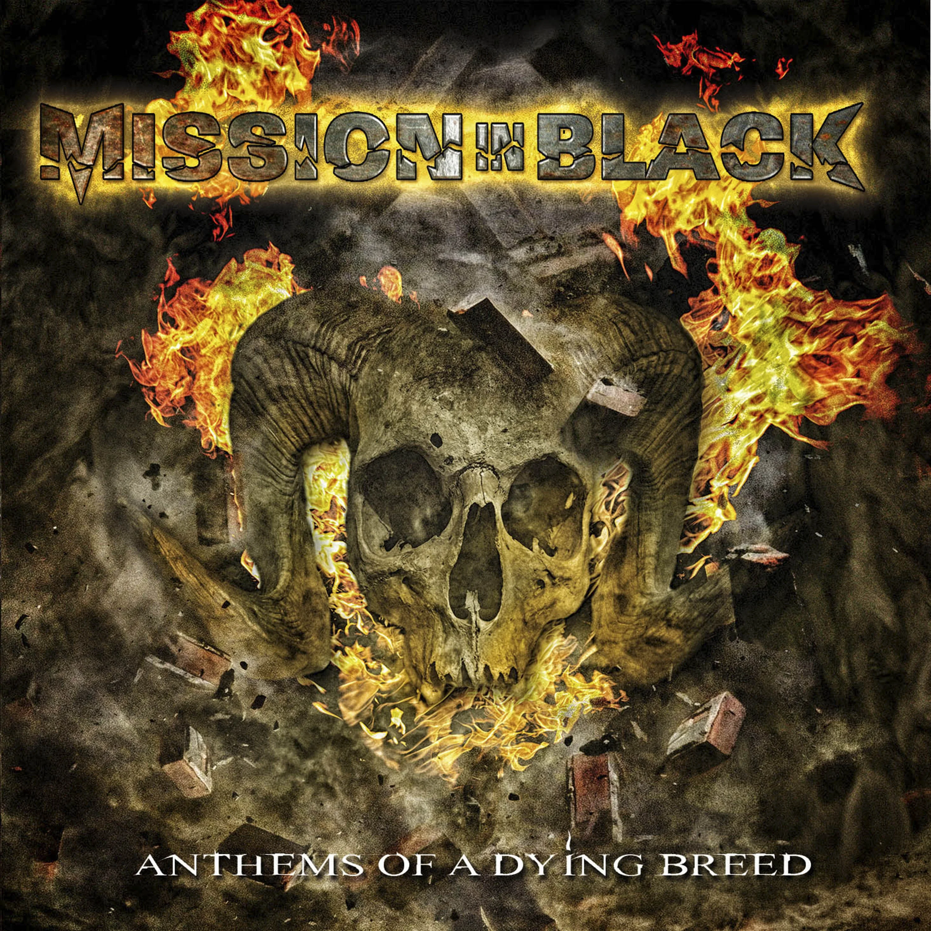 Official album cover art for the release Anthems of a Dying Breed by Mission in Black