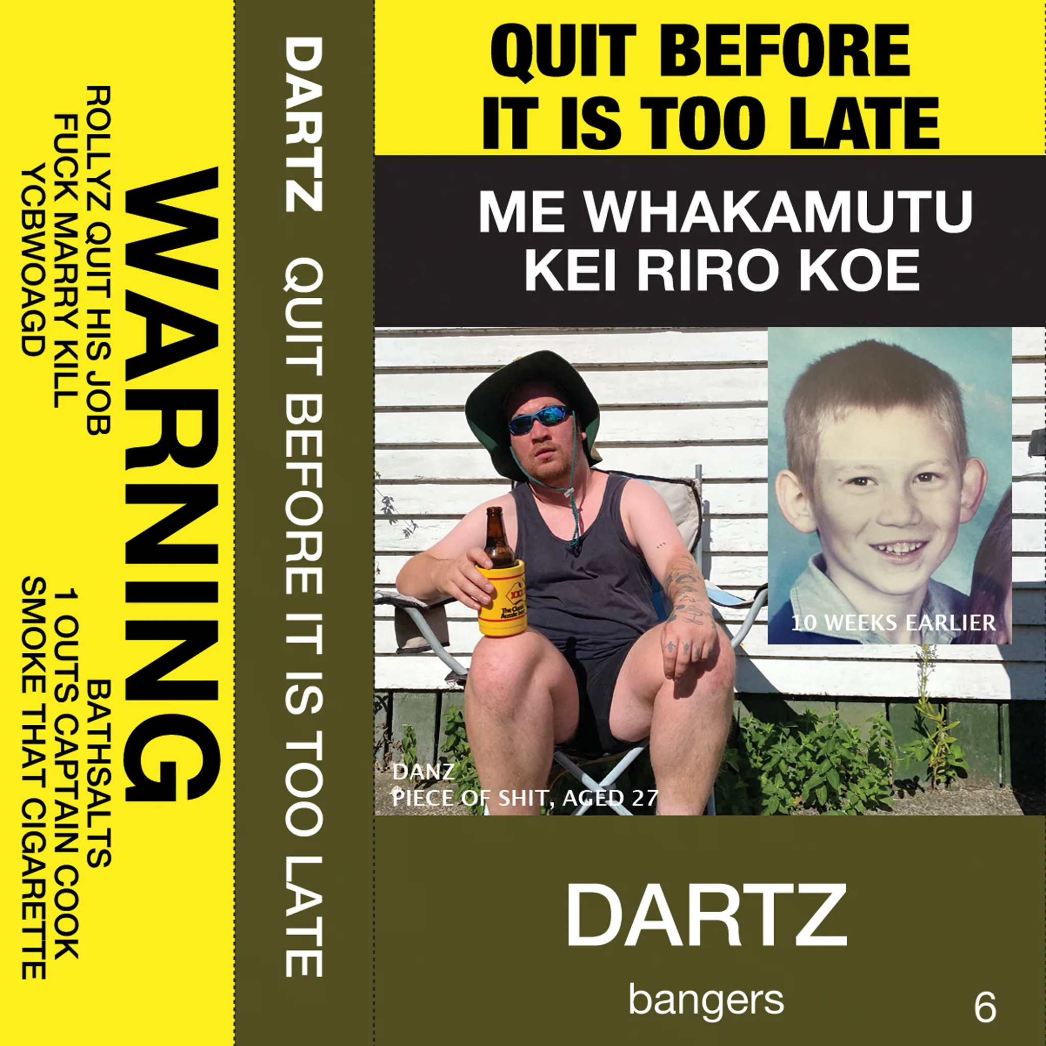 Official album cover art for the release Quit Before It Is Too Late by Dartz
