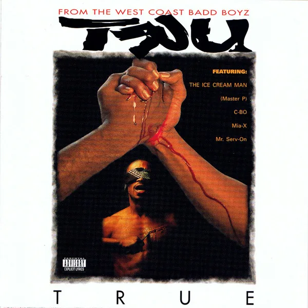 Official album cover art for the release True by TRU