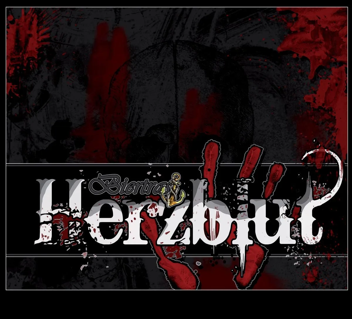 Official album cover art for the release Herzblut by Biertras