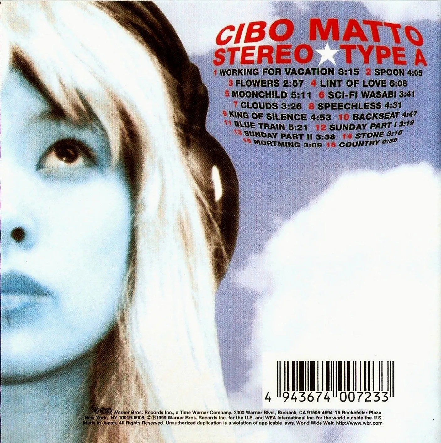 Official album cover art for the release Stereotype A by Cibo Matto