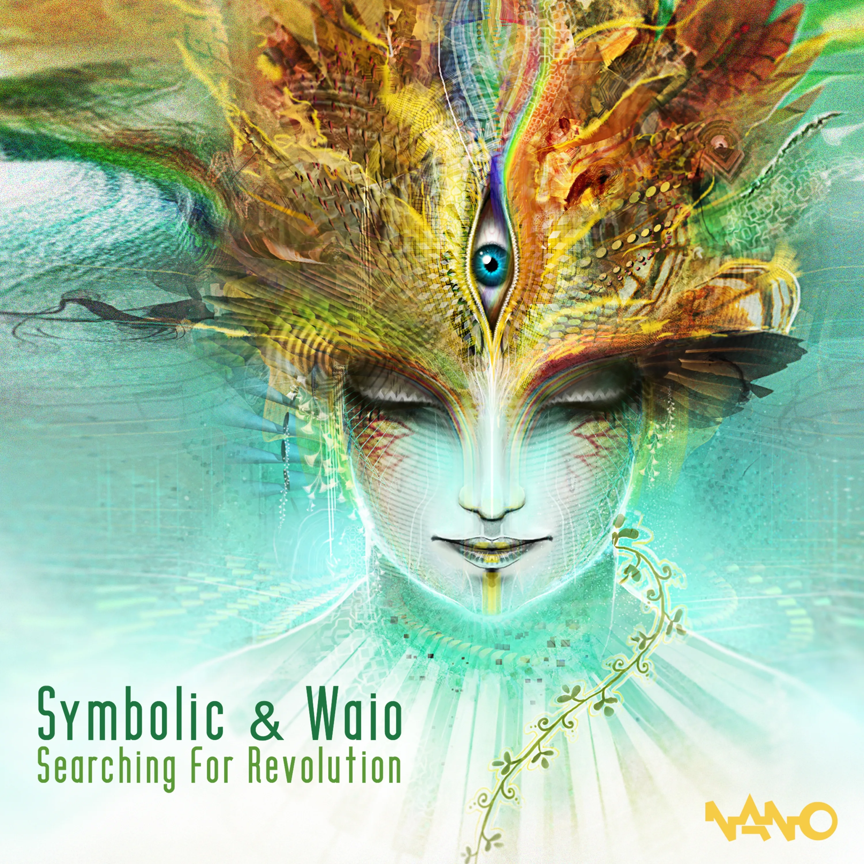 Official album cover art for the release Searching For Revolution by Symbolic