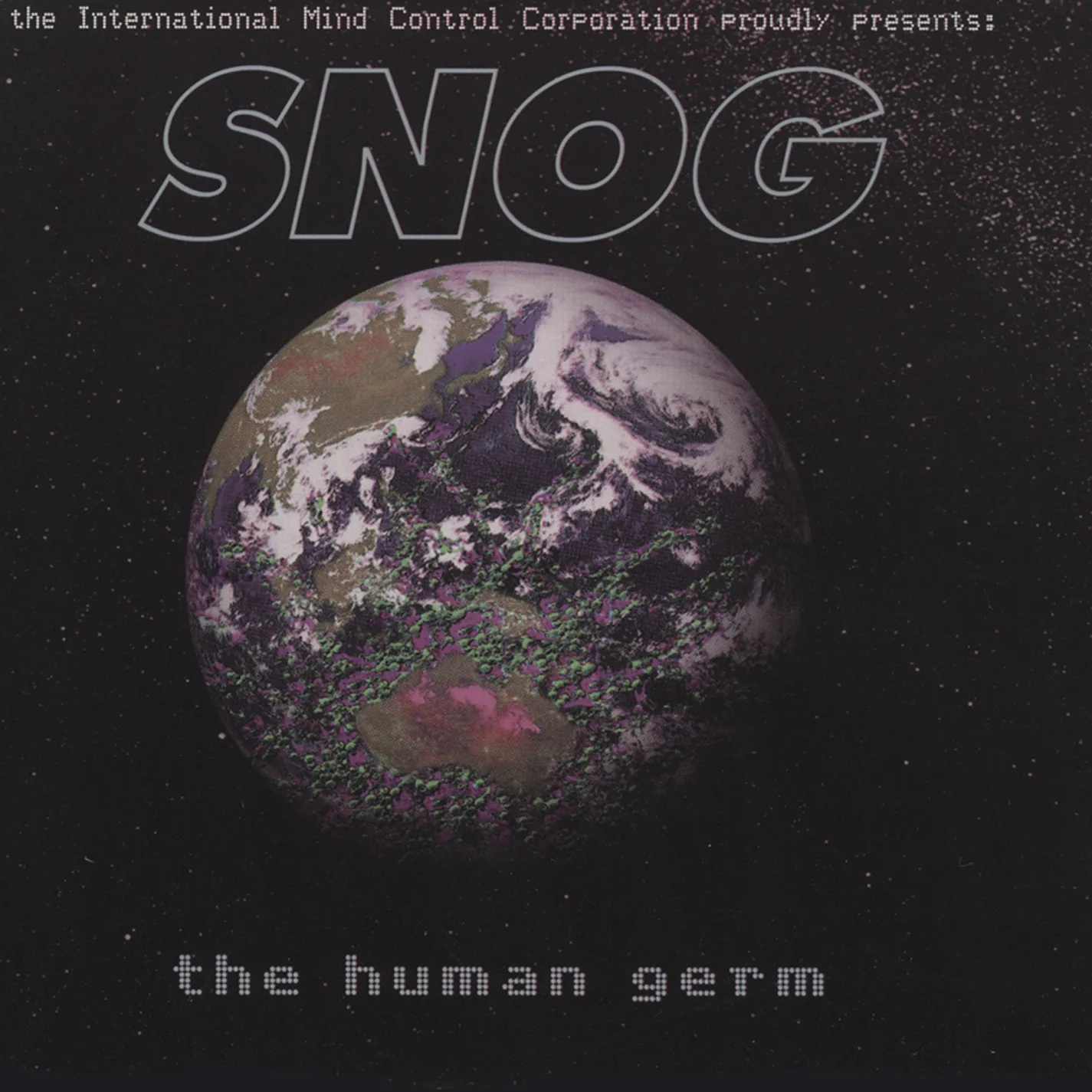Official album cover art for the release The Human Germ by Snog