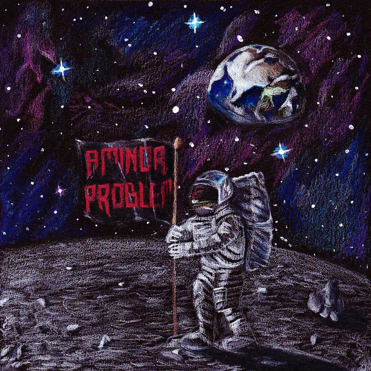 Official album cover art for the release Houston, We Have A Minor Problem by A Minor Problem