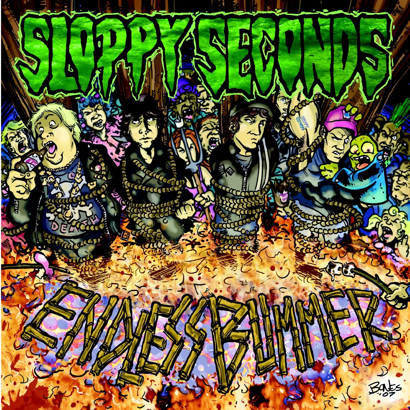 Official album cover art for the release Endless Bummer by Sloppy Seconds