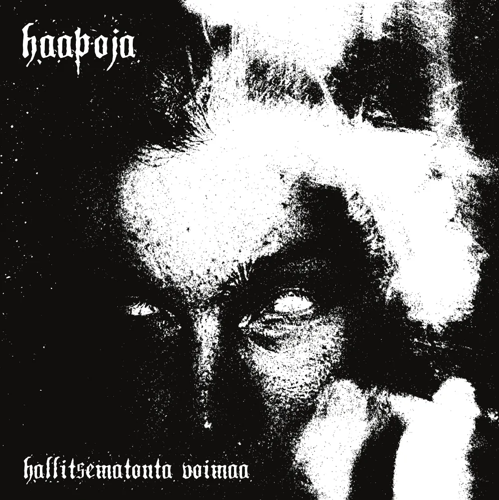 Official album cover art for the release Hallitsematonta Voimaa by Haapoja