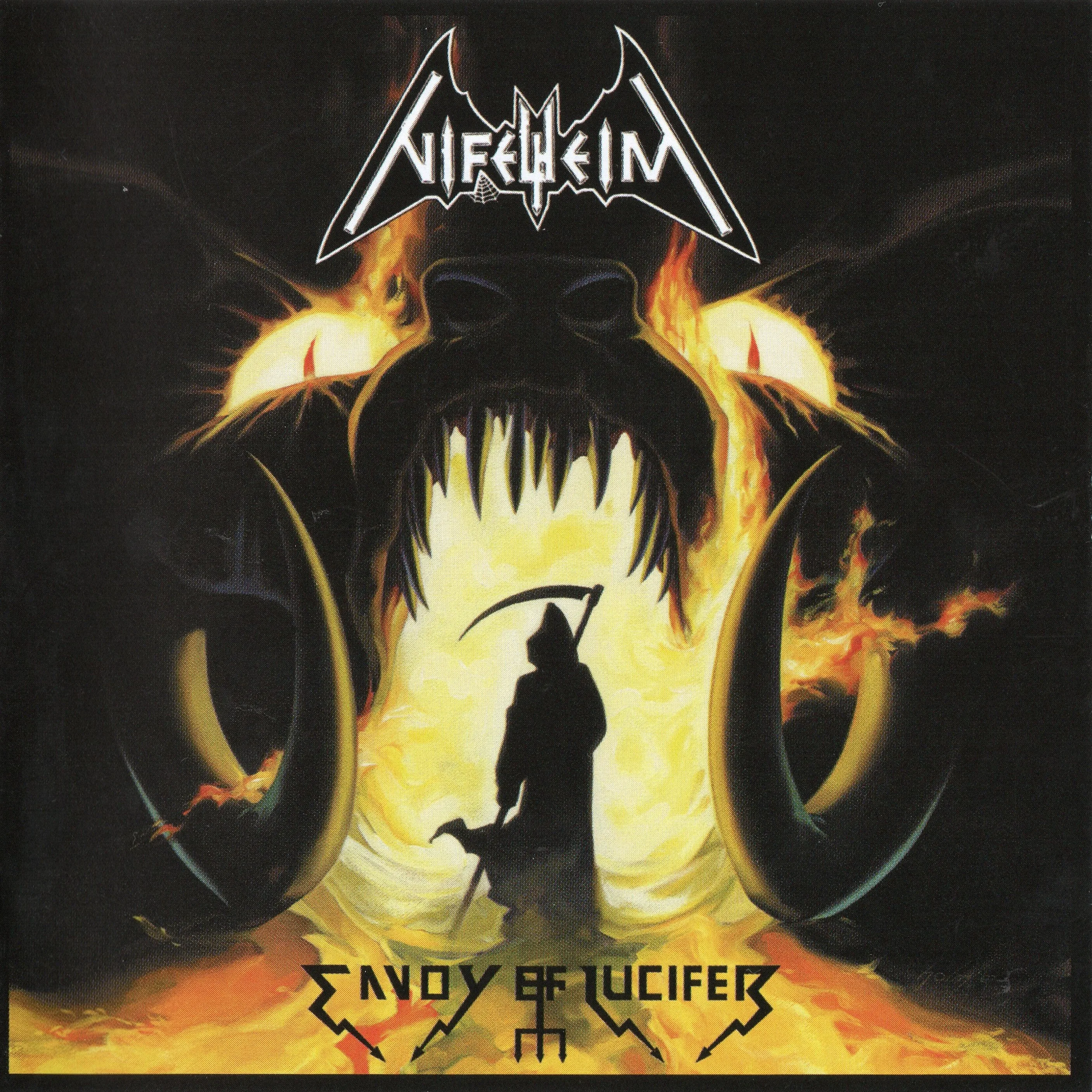 Official album cover art for the release Envoy of Lucifer by Nifelheim
