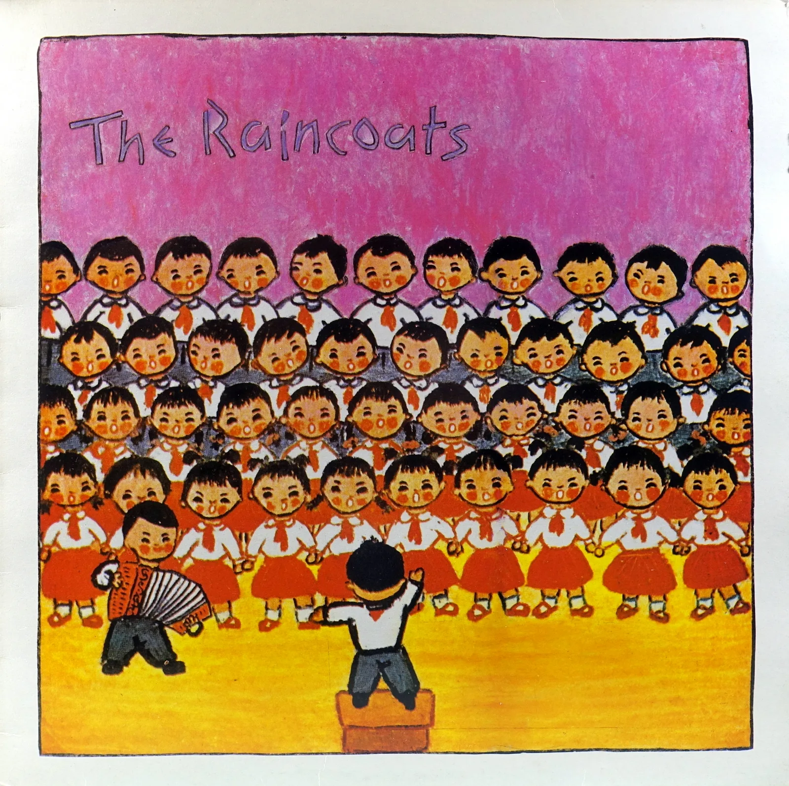 Official album cover art for the release The Raincoats by The Raincoats