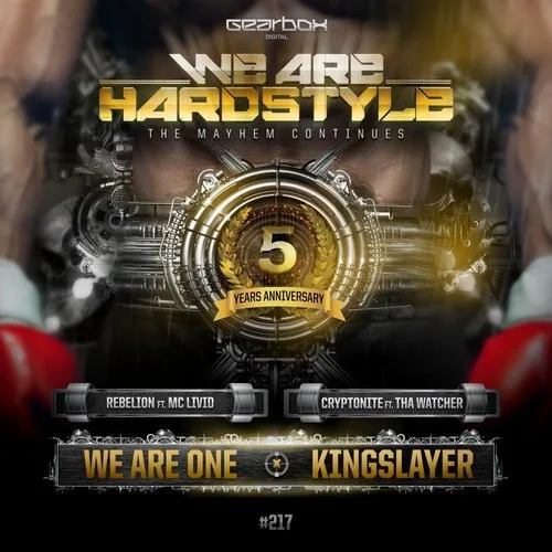 Official album cover art for the release WAH (Official We Are Hardstyle 2017 Anthems) by Rebelion