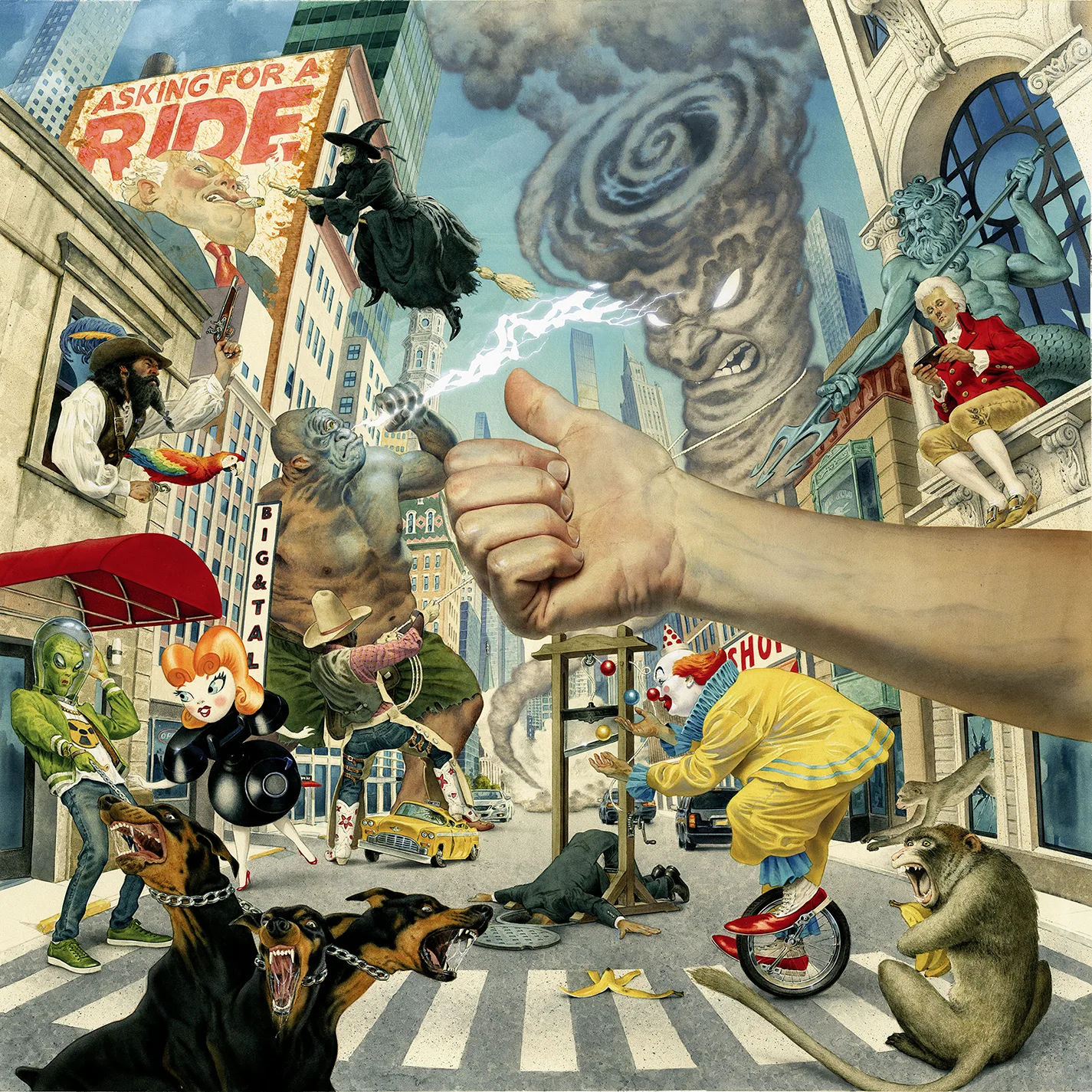 Official album cover art for the release Asking for a Ride by White Reaper