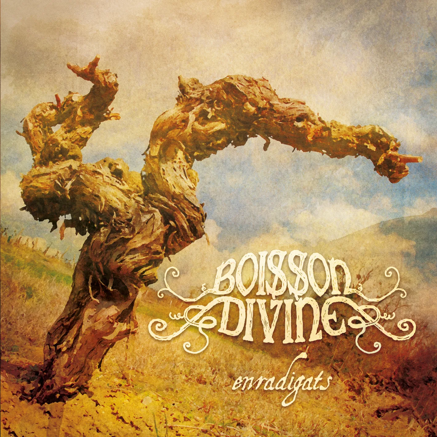 Official album cover art for the release Enradigats by Boisson Divine