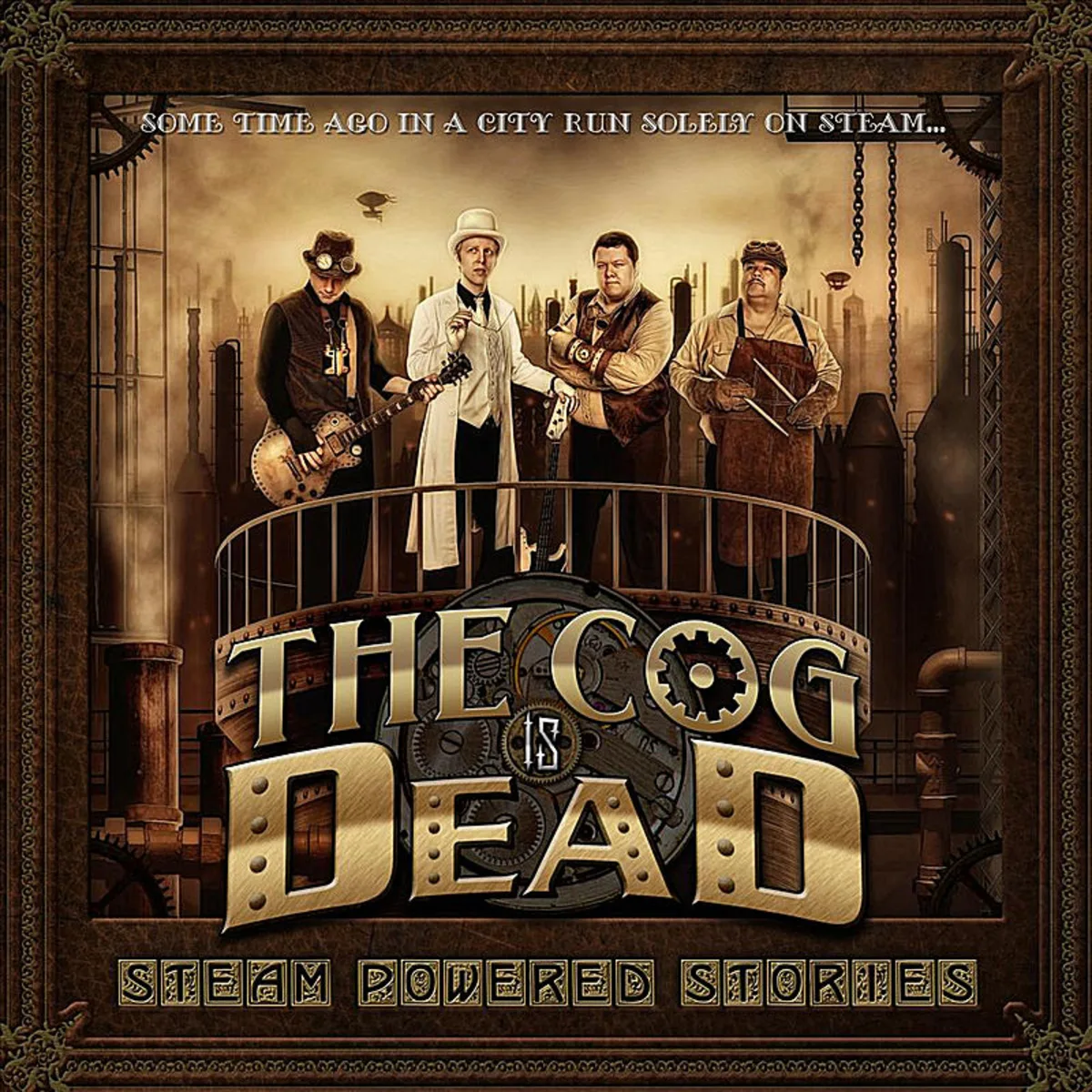 Official album cover art for the release Steam Powered Stories by The Cog Is Dead