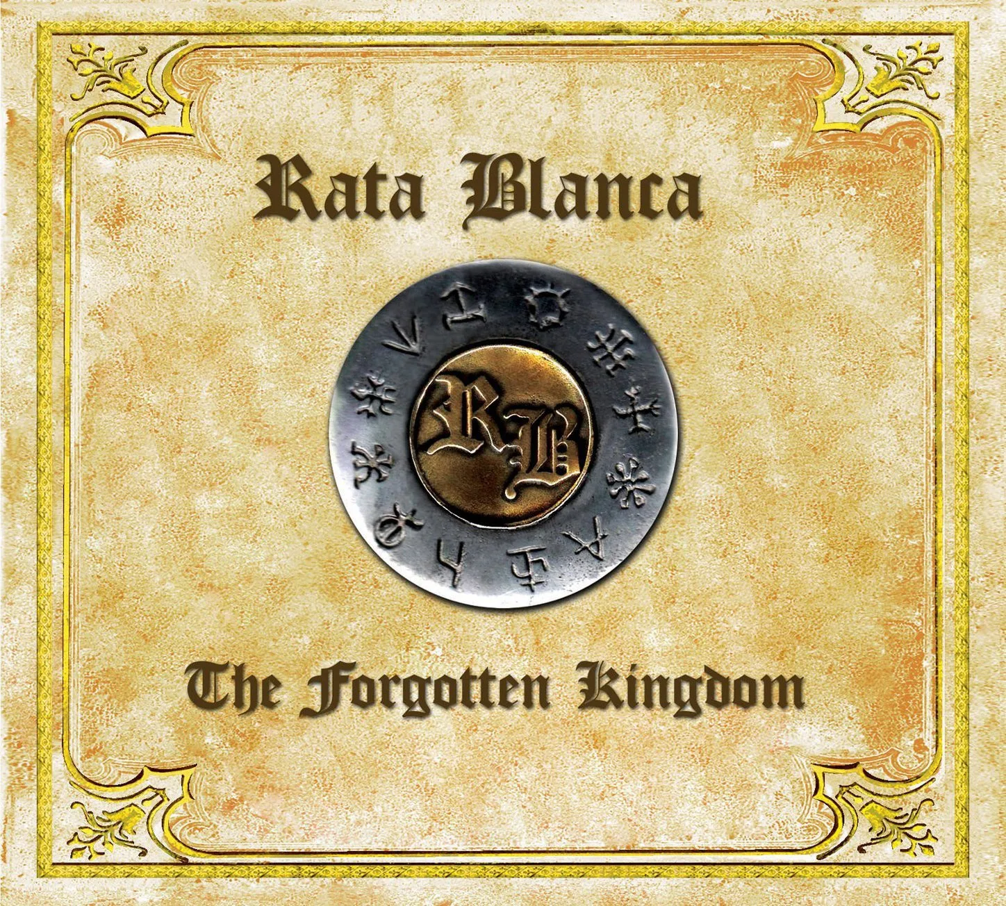 Official album cover art for the release The Forgotten Kingdom by Rata Blanca