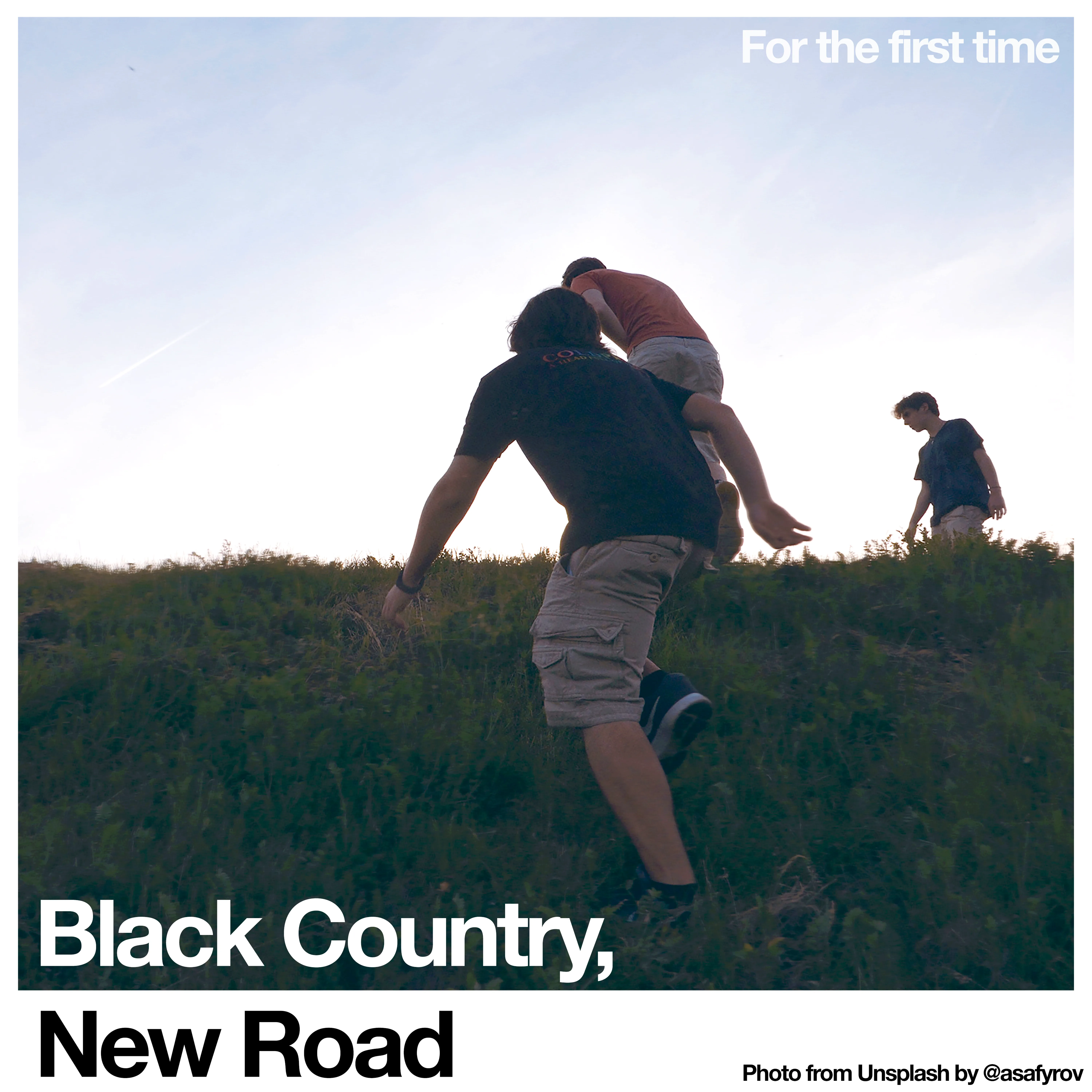 Official album cover art for the release For the First Time by Black Country, New Road