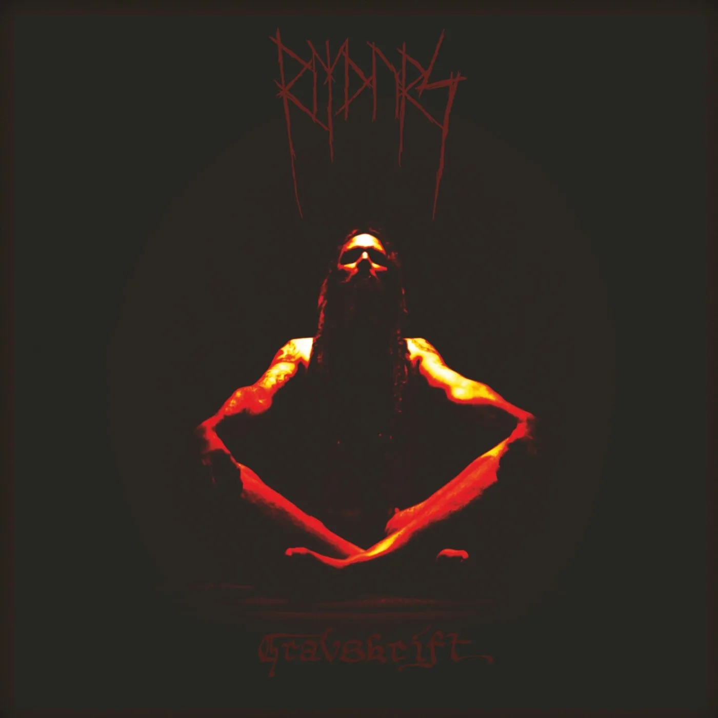 Official album cover art for the release Gravskrift by Rimthurs