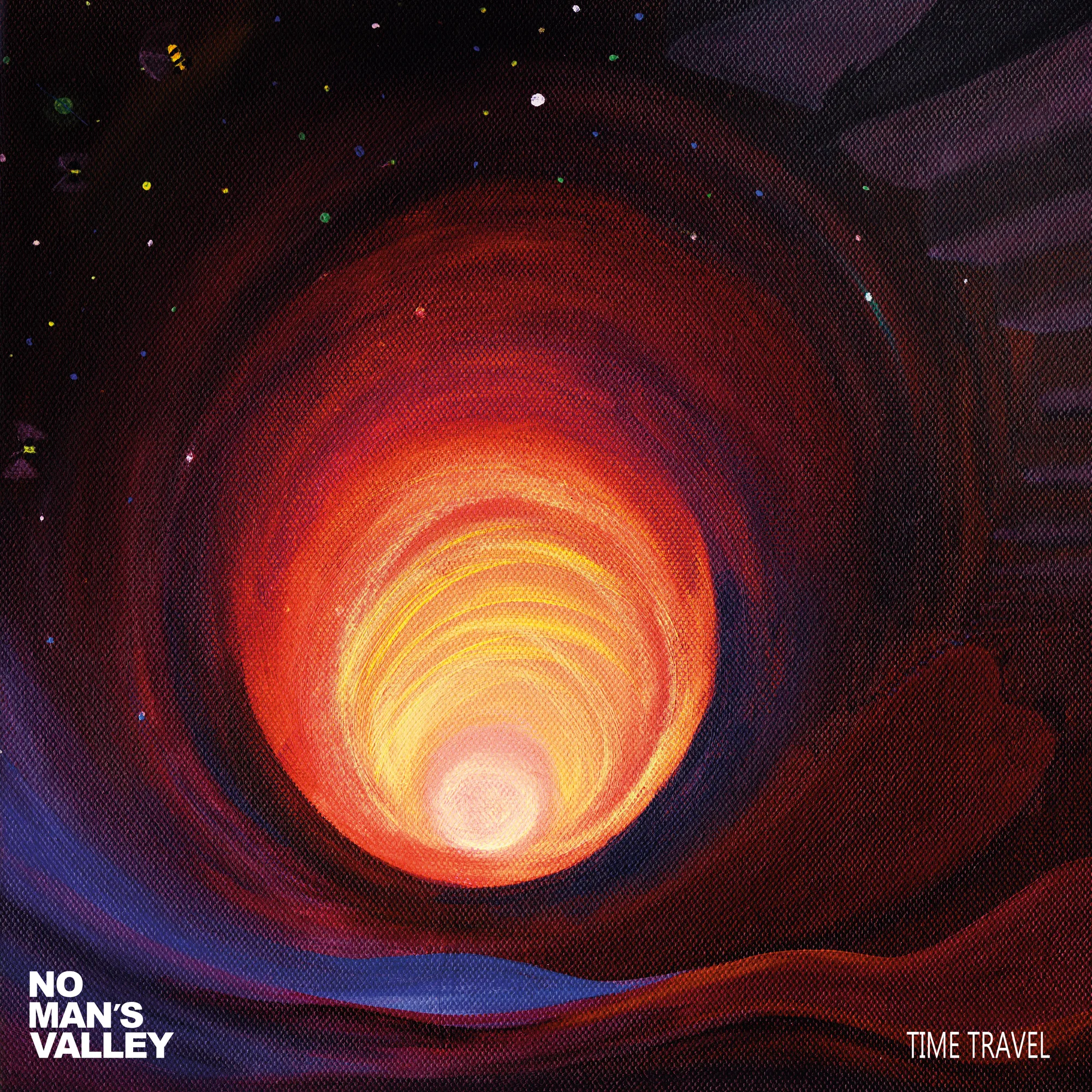 Official album cover art for the release Time Travel by No Man’s Valley