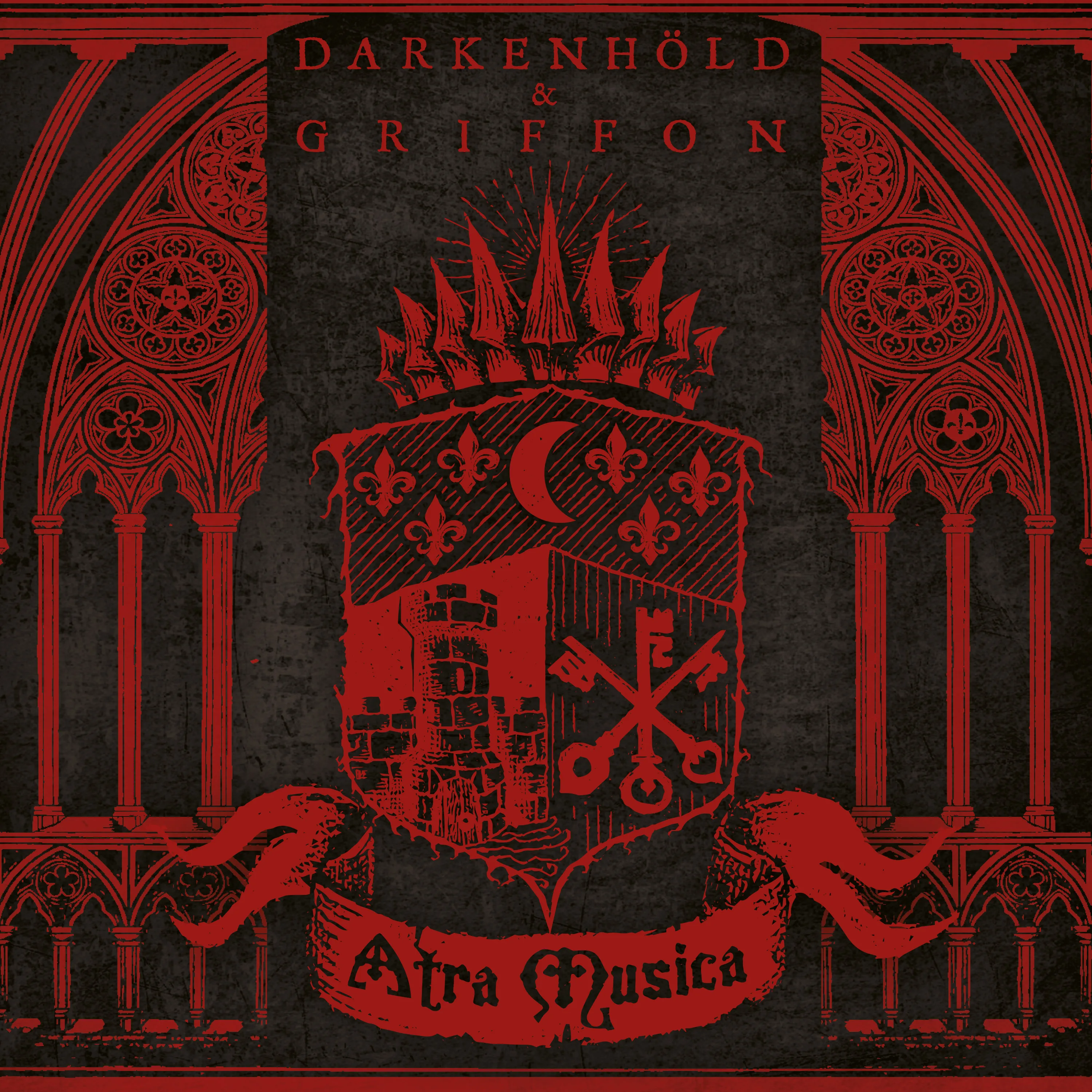 Official album cover art for the release Atra Musica by Darkenhöld