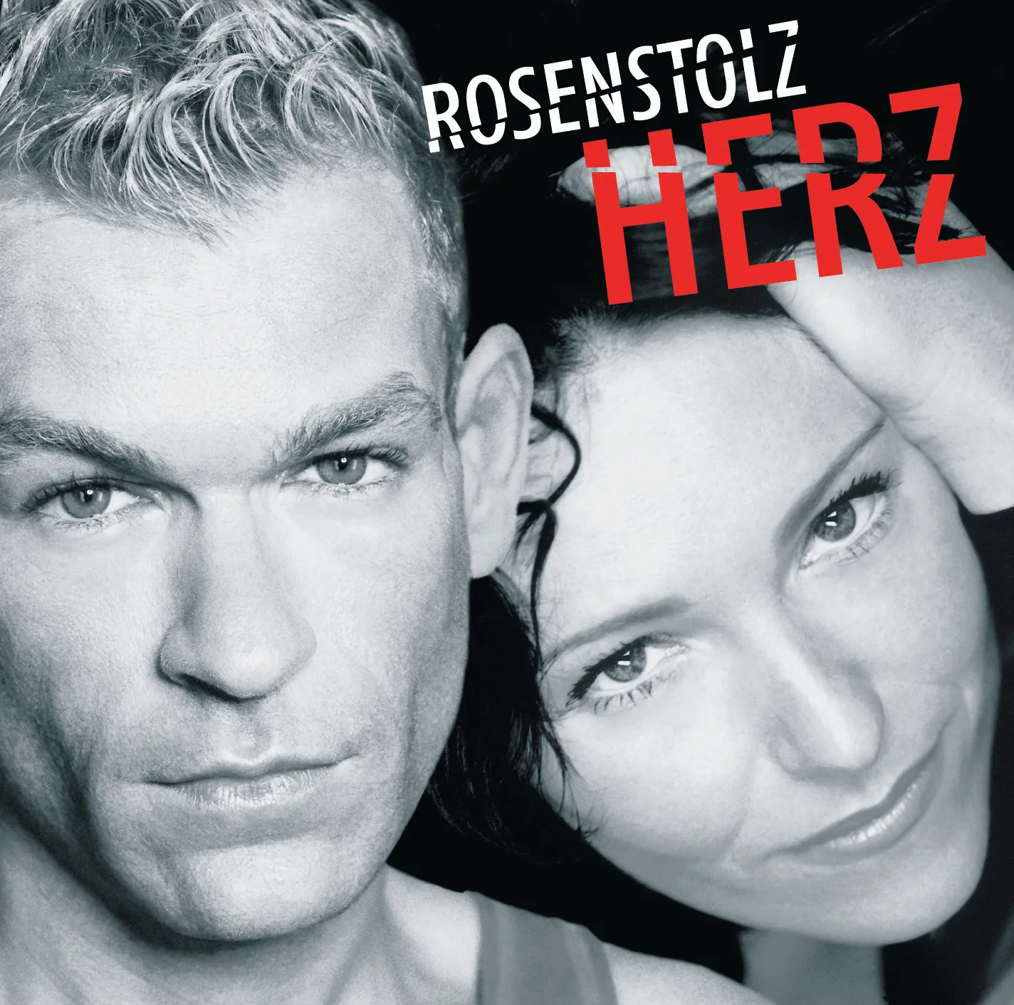 Official album cover art for the release Herz by Rosenstolz