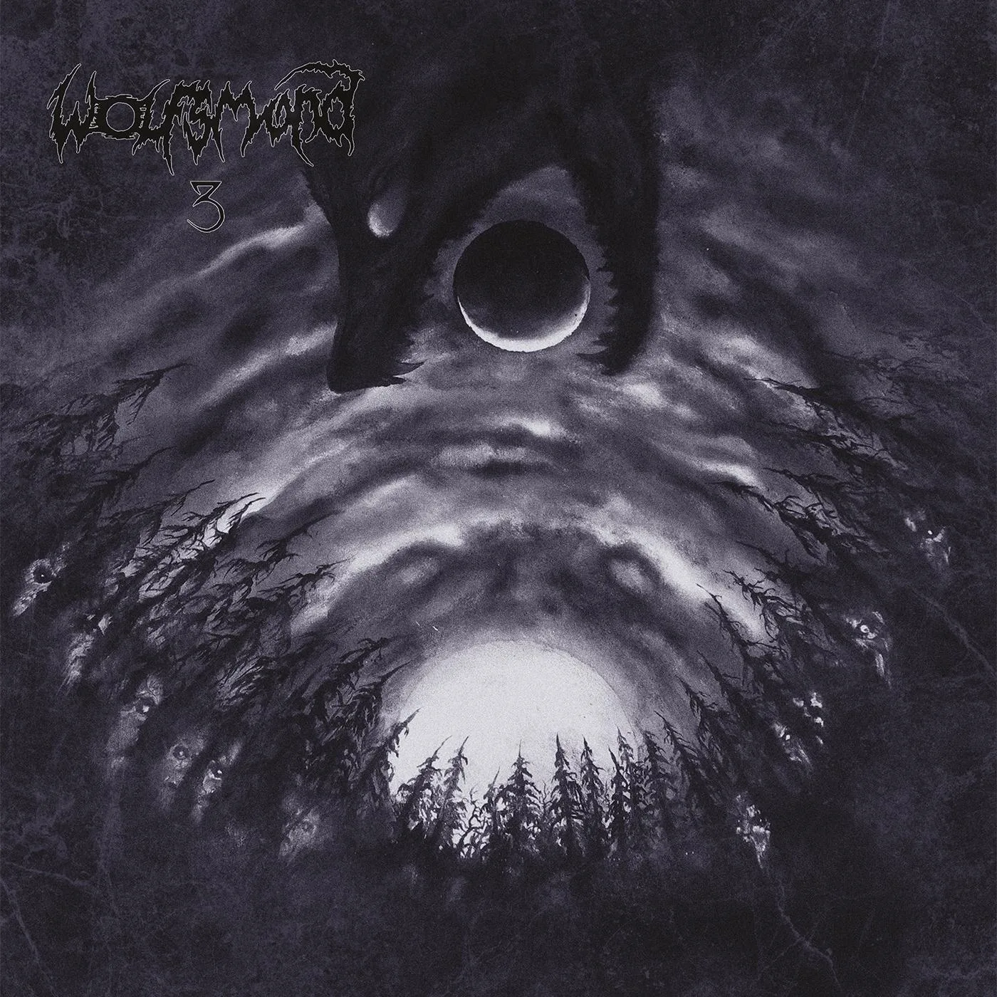 Official album cover art for the release III by Wolfsmond