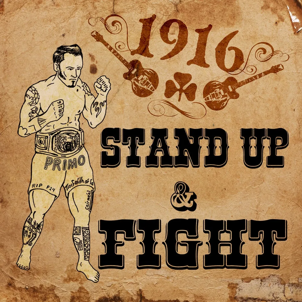 Official album cover art for the release Stand Up & Fight by 1916