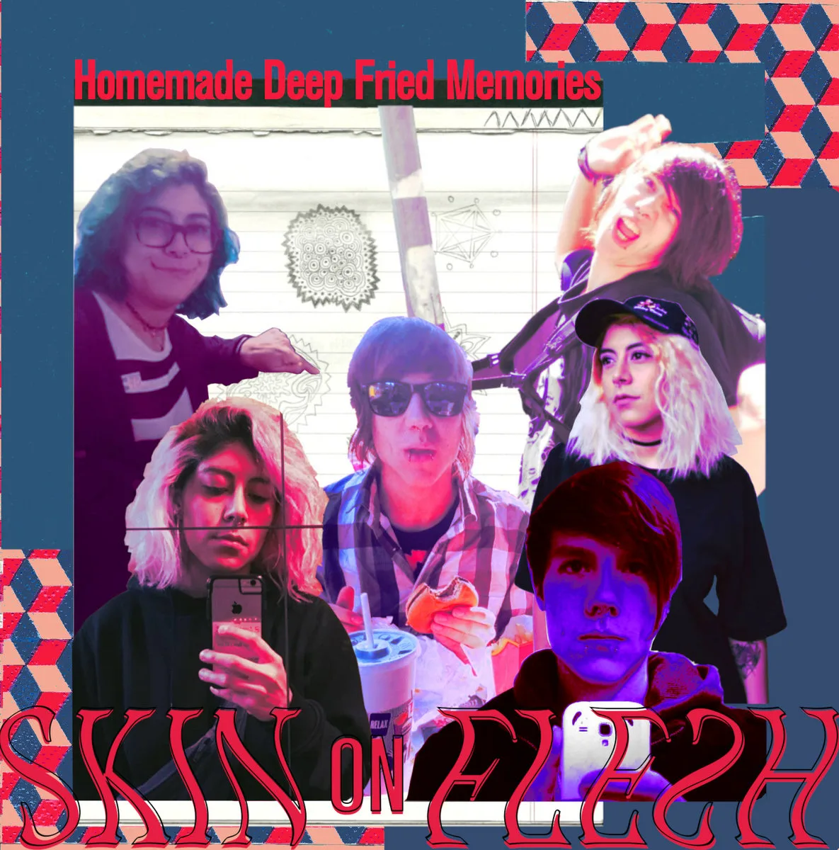 Official album cover art for the release Homemade Deep Fried Memories by Skin on Flesh