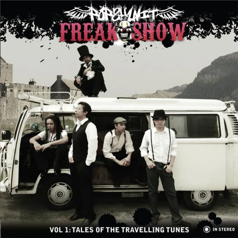 Official album cover art for the release Freakshow, Volume 1: Tales of the Travelling Tunes by Pop Shuvit