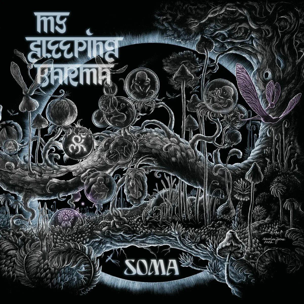 Official album cover art for the release Soma by My Sleeping Karma