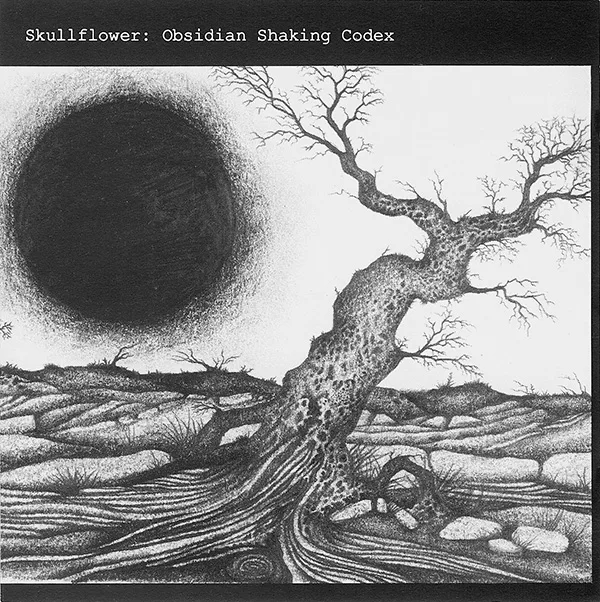 Official album cover art for the release Obsidian Shaking Codex by Skullflower