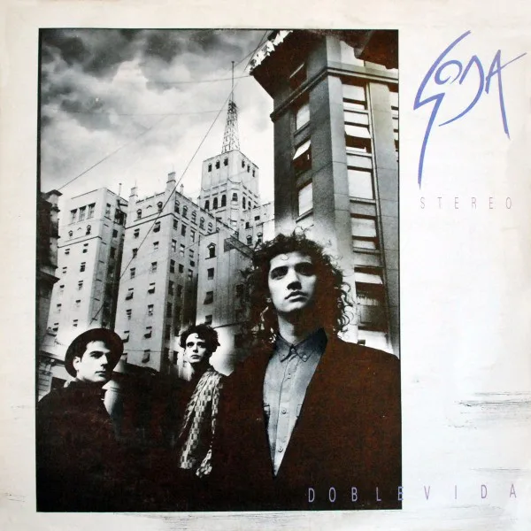 Official album cover art for the release Doble vida by Soda Stereo