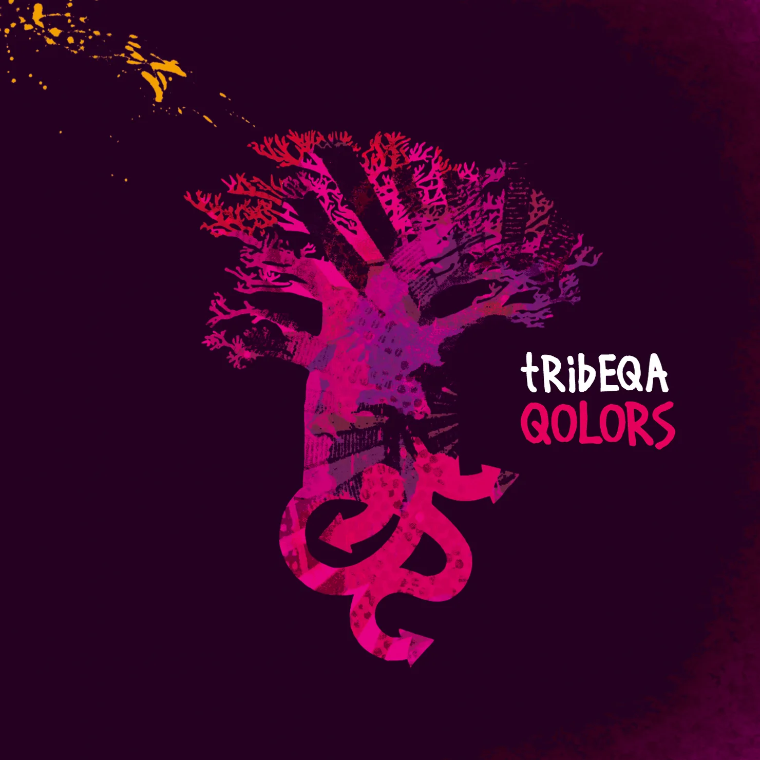 Official album cover art for the release Qolors by Tribeqa