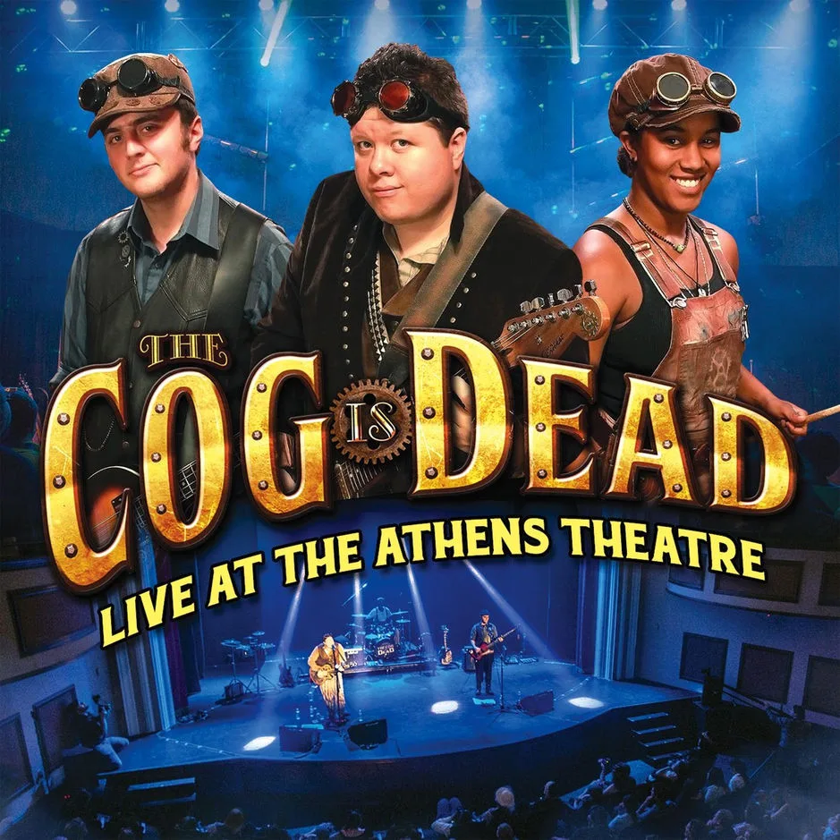 Official album cover artwork for Live at the Athens Theatre by The Cog Is Dead
