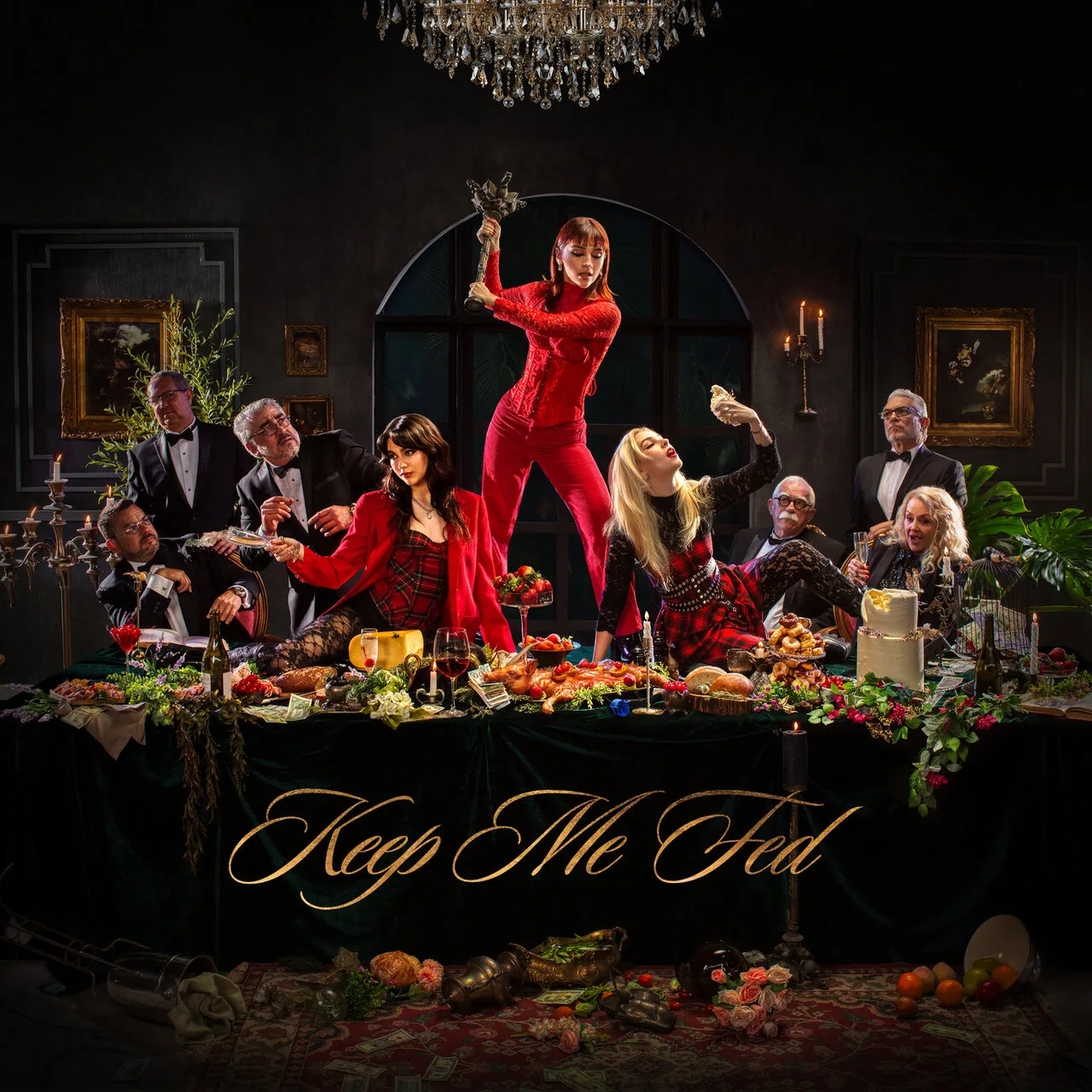 Official album cover art for the release Keep Me Fed by The Warning