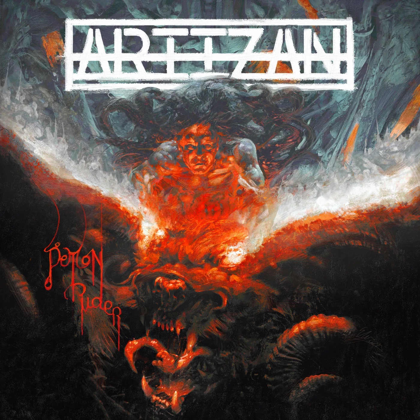 Official album cover art for the release Demon Rider by Artizan