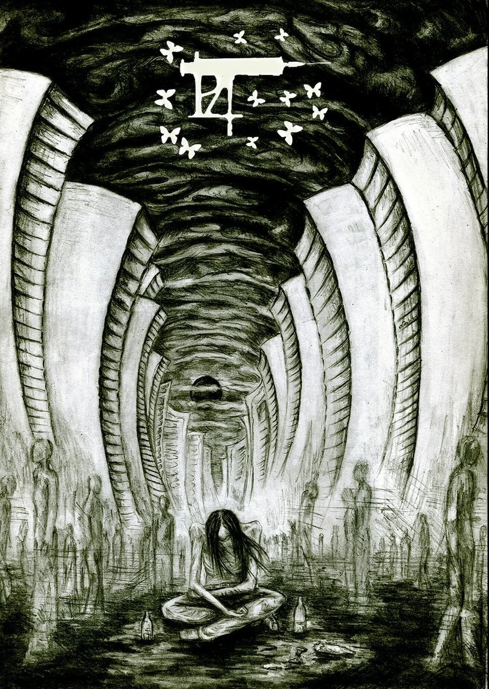 Official album cover art for the release 40% by Psychonaut 4