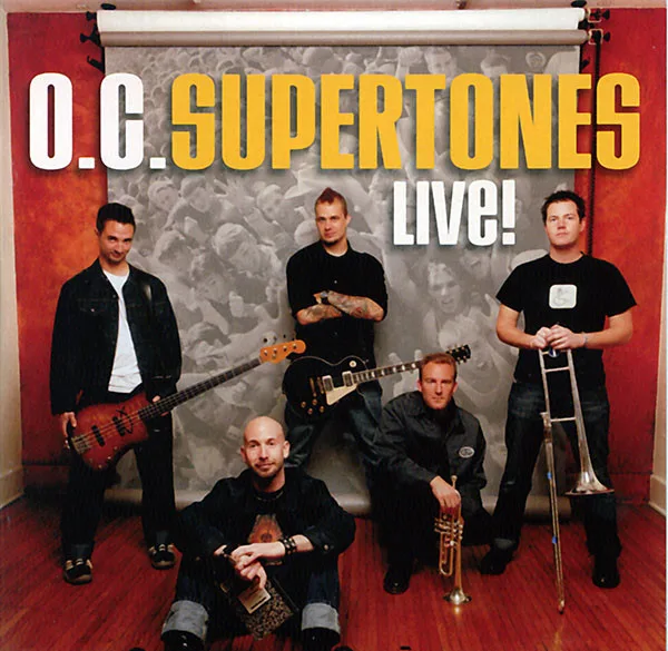 Official album cover art for the release Live! Volume One by The O.C. Supertones