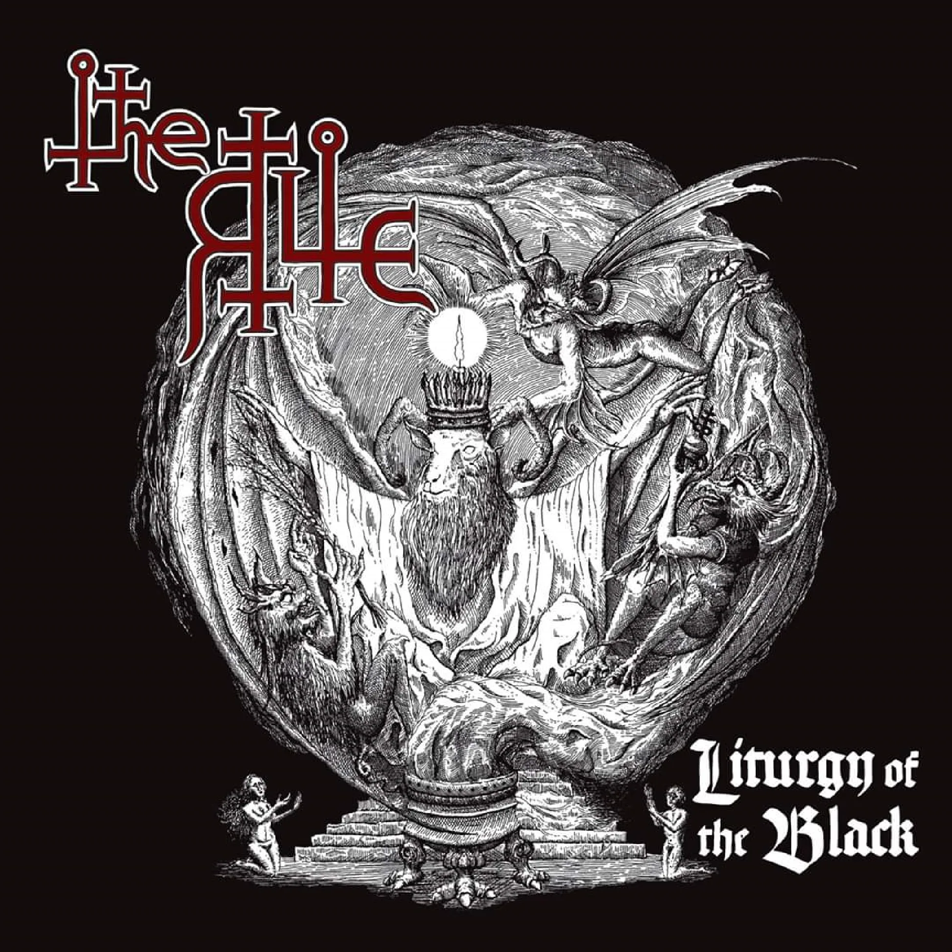 Official album cover art for the release Liturgy of the Black by The Rite