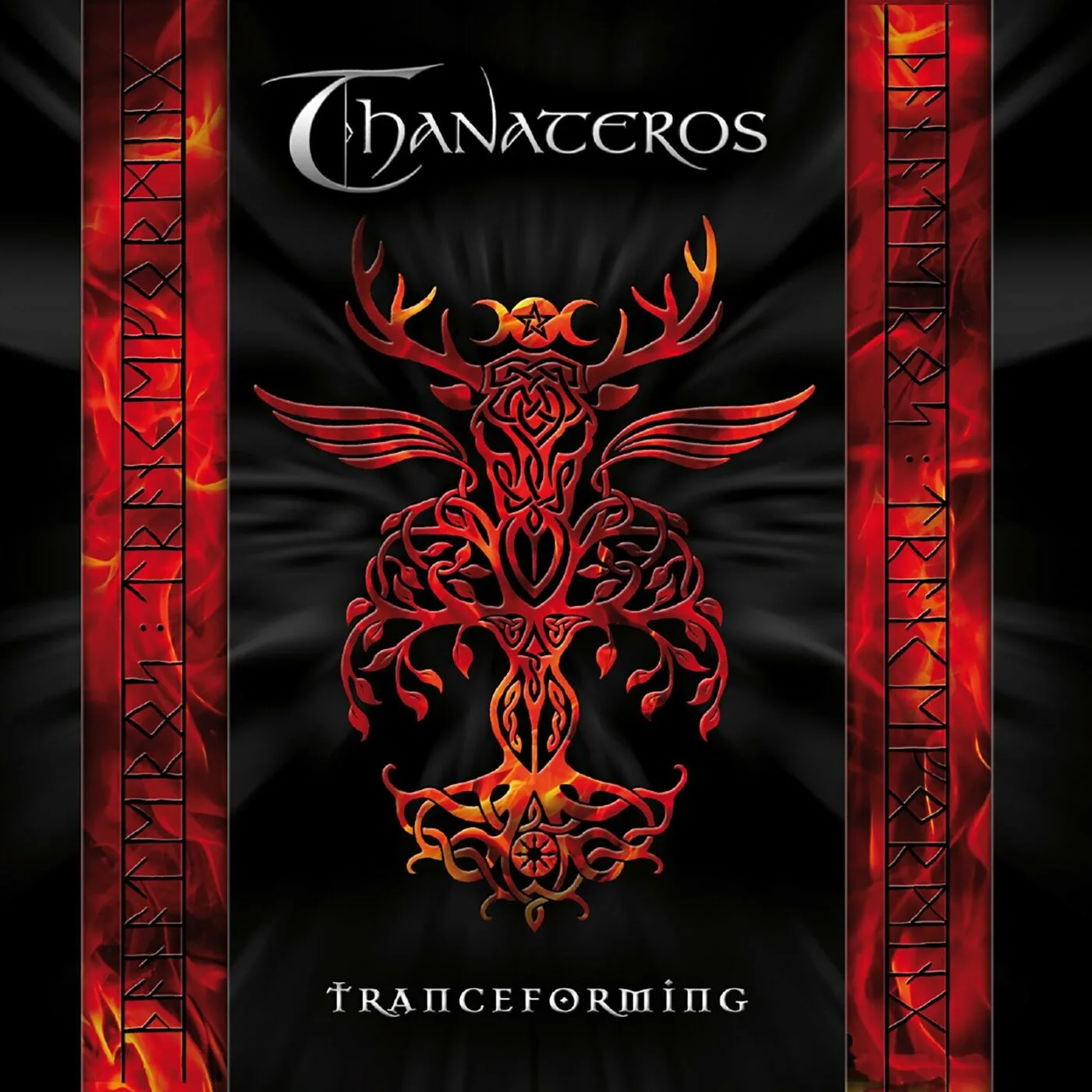 Official album cover art for the release Tranceforming by Thanateros