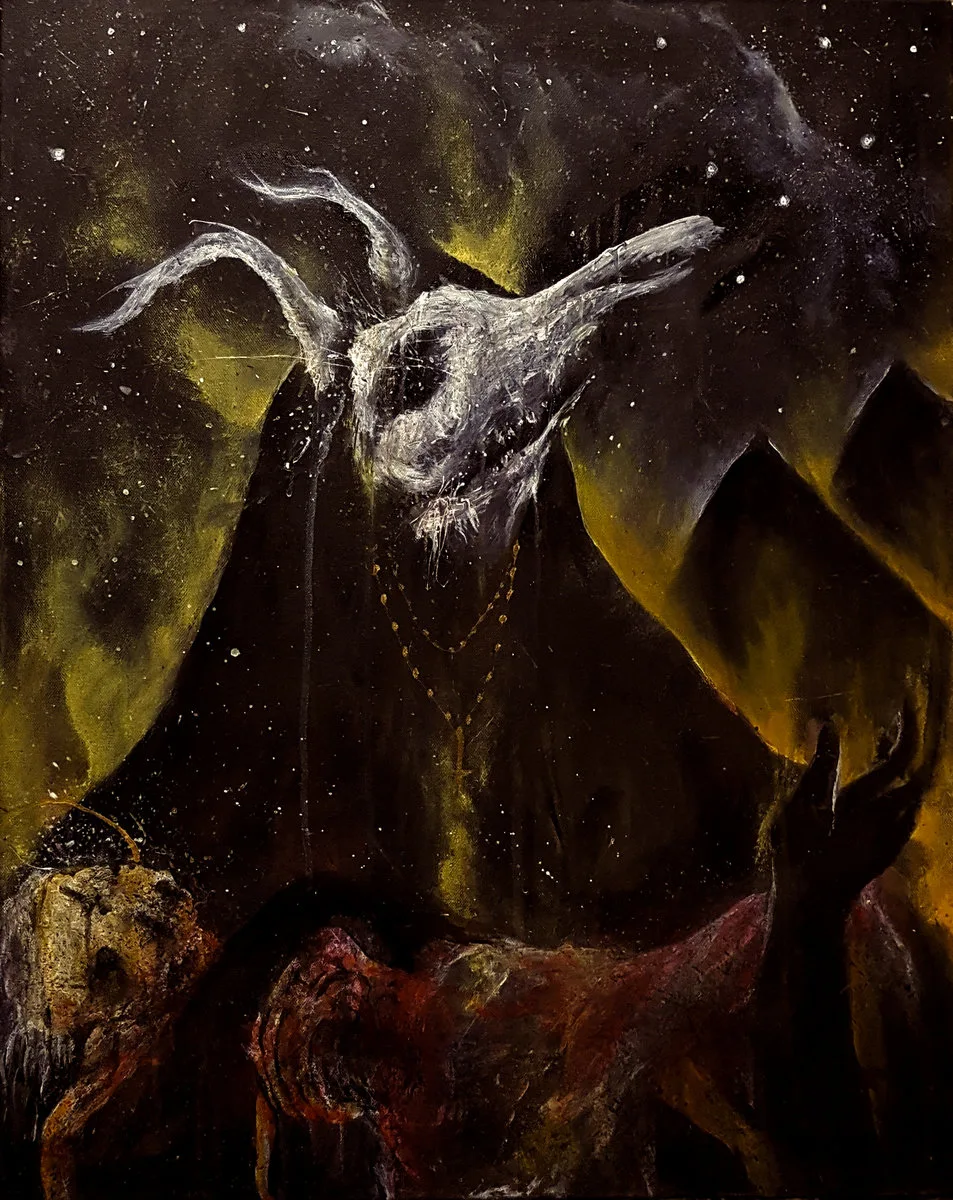 Official album cover artwork for Death Chants by Ak'chamel, The Giver of Illness