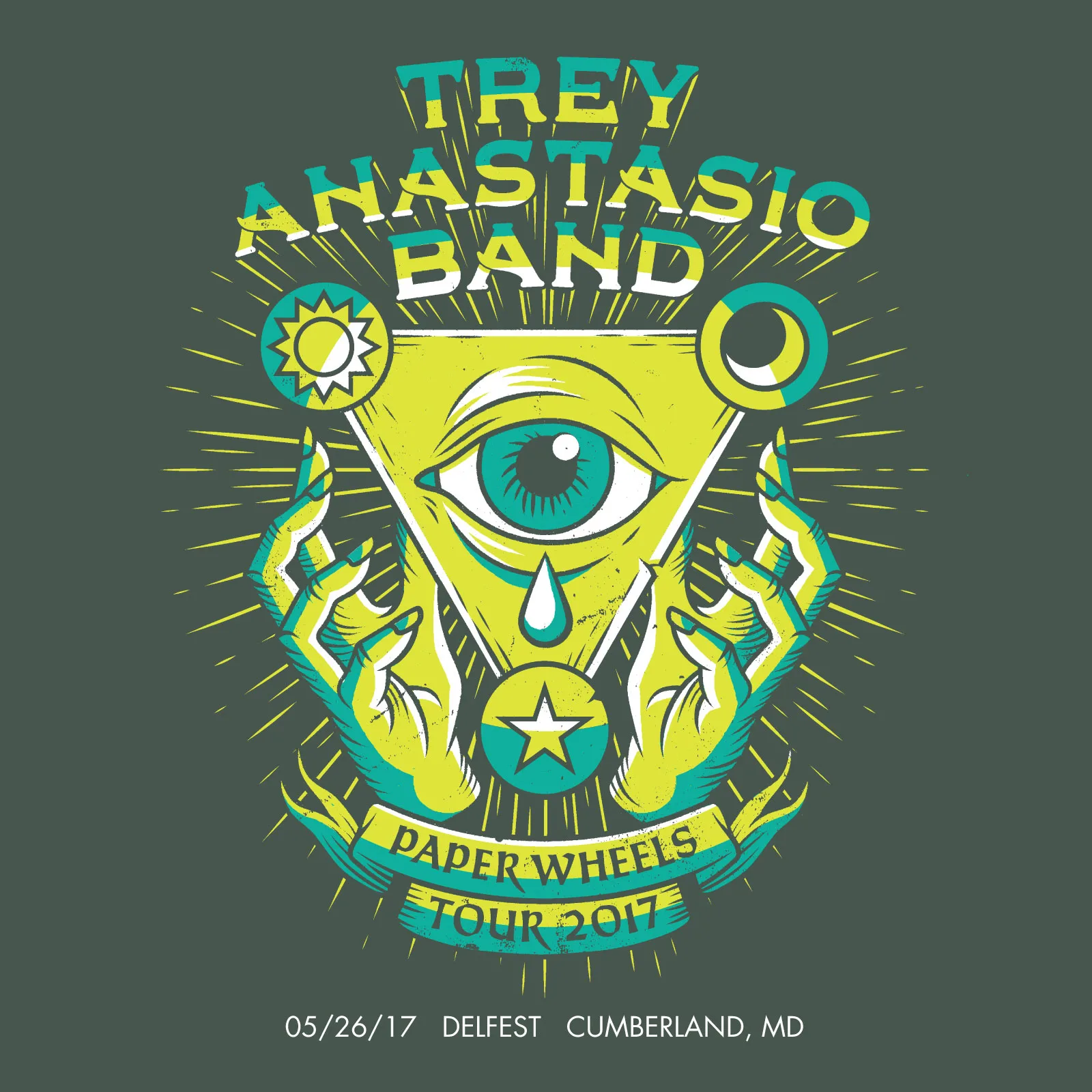 Official album cover artwork for 2017-05-26: Delfest, Cumberland, MD, USA by Trey Anastasio Band