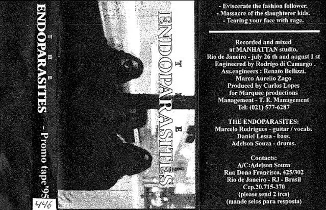 Official album cover art for the release Promo Tape '95 by The Endoparasites