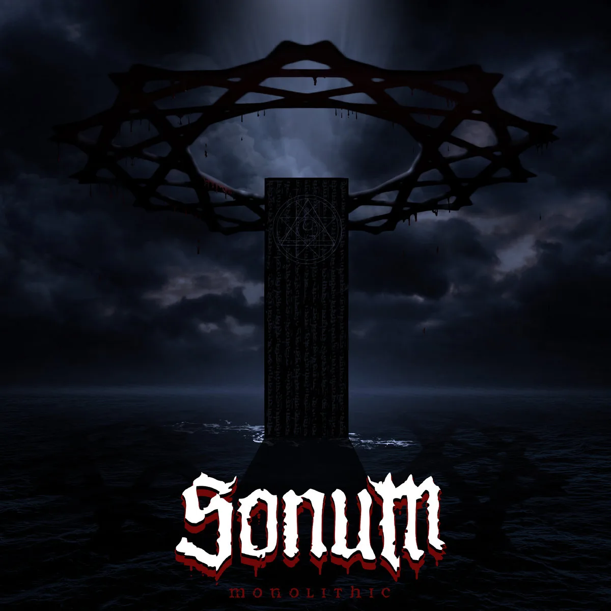 Official album cover art for the release Monolithic by Sonum
