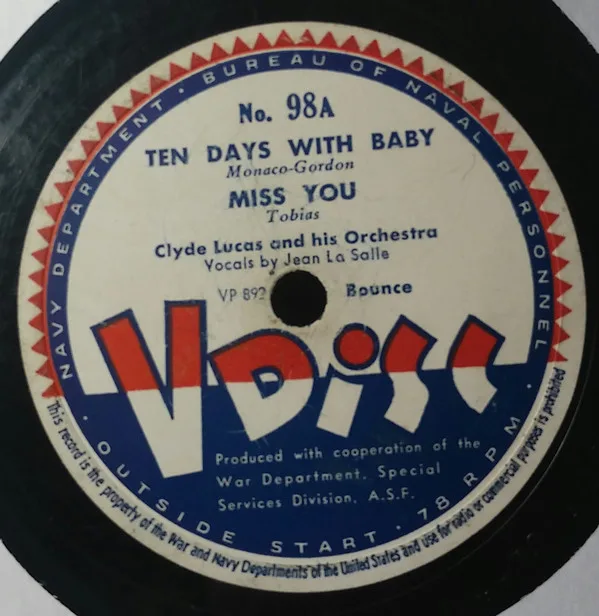 Ten Days With You / Miss You / Limehouse Blues / The Girl I Left Behind Me