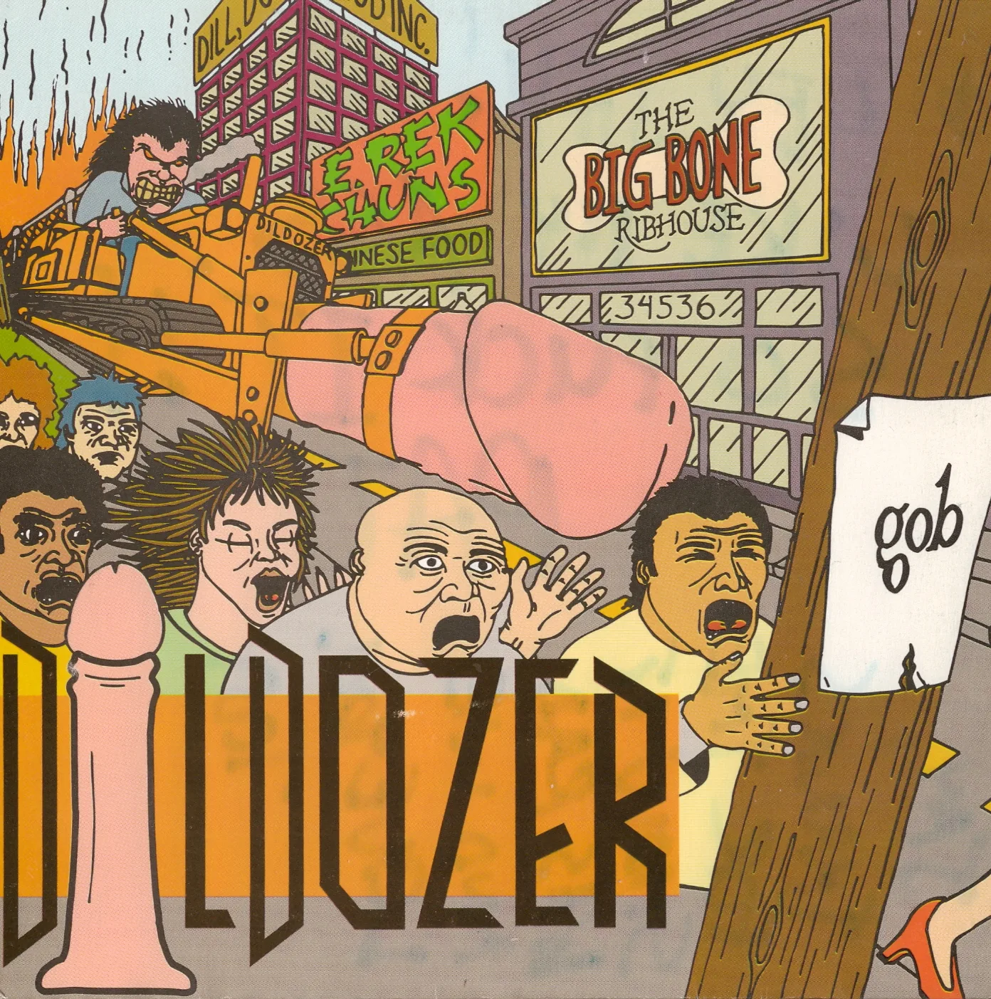 Official album cover art for the release Dildozer by Gob