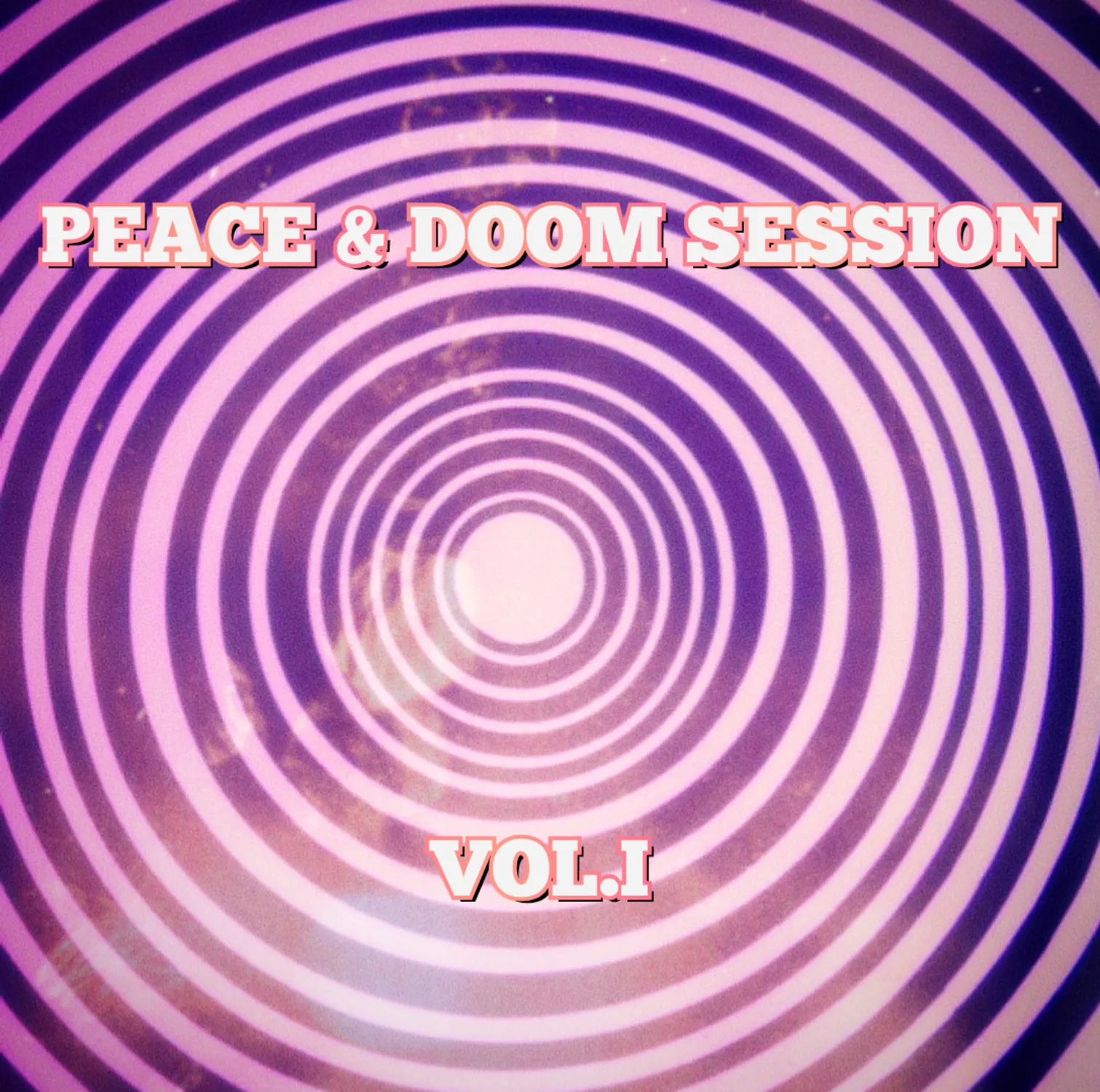 Official album cover art for the release Peace & Doom Session Vol.I by Purple Dawn