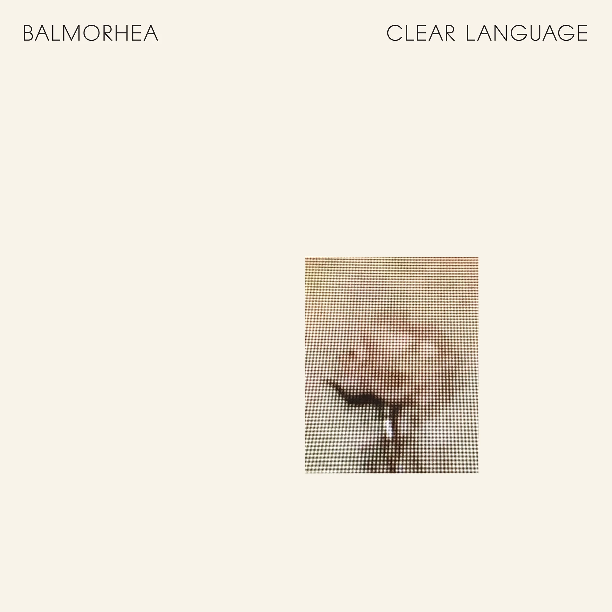 Official album cover artwork for Clear Language by Balmorhea