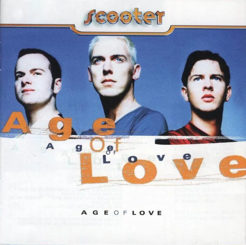 Official album cover art for the release Age of Love by Scooter