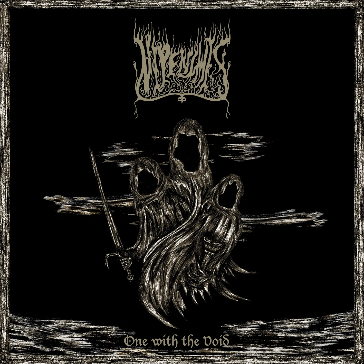Official album cover art for the release One With the Void by Nipenthis